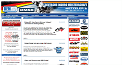Desktop Screenshot of enduro-dm.de